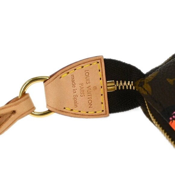 Louis Vuitton Monogram Rose Pochette Accessoires Handbag - Picture 5 of 7